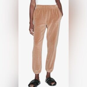 Anine Bing Sport Women’s Evan Velour Jogger Pants L NWT $149